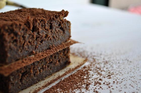 Foto em destaque de Brownies de Chocolate e Banana