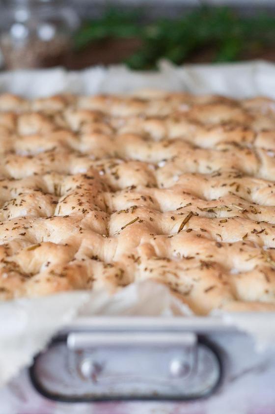 Foto em destaque de Focaccia com Alecrim!