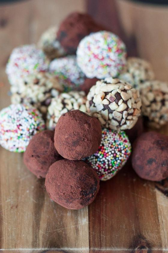 Foto em destaque de Trufas de Chocolate e Caramelo